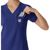 image:imageCarhartt Force CrossFlex Womens Tuckin Scrub TopGalaxy Blue