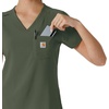 image:imageCarhartt Rugged Flex Peak Womens Tuckin Scrub TopOlive