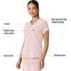 image:imageCarhartt Rugged Flex Peak Womens Tuckin Scrub TopSoft Rose