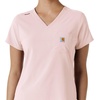 image:imageCarhartt Rugged Flex Peak Womens Tuckin Scrub TopSoft Rose