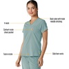 image:imageCarhartt Rugged Flex Peak Womens Tuckin Scrub TopSummer Blue