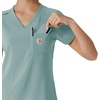 image:imageCarhartt Rugged Flex Peak Womens Tuckin Scrub TopSummer Blue