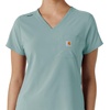 image:imageCarhartt Rugged Flex Peak Womens Tuckin Scrub TopSummer Blue