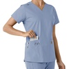 image:imageCarhartt Scrubs C12313 Womens Force Essentials Modern Fit VNeck TopCeil Blue