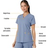 image:imageCarhartt Scrubs C12313 Womens Force Essentials Modern Fit VNeck TopCeil Blue
