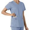 image:imageCarhartt Scrubs C12313 Womens Force Essentials Modern Fit VNeck TopCeil Blue