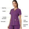 image:imageCarhartt Scrubs C12313 Womens Force Essentials Modern Fit VNeck TopEggplant