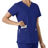 image:imageCarhartt Scrubs C12313 Womens Force Essentials Modern Fit VNeck TopGalaxy Blue