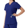 image:imageCarhartt Scrubs C12313 Womens Force Essentials Modern Fit VNeck TopGalaxy Blue