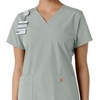image:imageCarhartt Scrubs C12313 Womens Force Essentials Modern Fit VNeck TopGrey