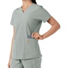 image:imageCarhartt Scrubs C12313 Womens Force Essentials Modern Fit VNeck TopGrey