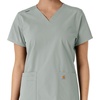 image:imageCarhartt Scrubs C12313 Womens Force Essentials Modern Fit VNeck TopGrey