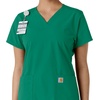 image:imageCarhartt Scrubs C12313 Womens Force Essentials Modern Fit VNeck TopHunter