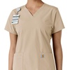 image:imageCarhartt Scrubs C12313 Womens Force Essentials Modern Fit VNeck TopKhaki