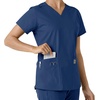 image:imageCarhartt Scrubs C12313 Womens Force Essentials Modern Fit VNeck TopNavy