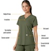 image:imageCarhartt Scrubs C12313 Womens Force Essentials Modern Fit VNeck TopOlive