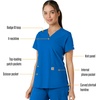 image:imageCarhartt Scrubs C12313 Womens Force Essentials Modern Fit VNeck TopRoyal