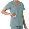 image:imageCarhartt Scrubs C12313 Womens Force Essentials Modern Fit VNeck TopSummer Blue