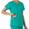 image:imageCarhartt Scrubs C12313 Womens Force Essentials Modern Fit VNeck TopTeal