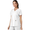 image:imageCarhartt Scrubs C12313 Womens Force Essentials Modern Fit VNeck TopWhite
