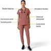 image:imageCarhartt Scrubs C12313 Womens Force Essentials Modern Fit VNeck TopWild Rose
