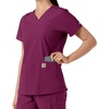 image:imageCarhartt Scrubs C12313 Womens Force Essentials Modern Fit VNeck TopWine