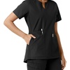 image:imageCarhartt Scrubs C12413 Womens Force Essentials Modern Fit Notch NeckBlack