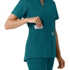 image:imageCarhartt Scrubs C12413 Womens Force Essentials Modern Fit Notch NeckCaribbean