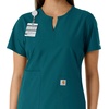 image:imageCarhartt Scrubs C12413 Womens Force Essentials Modern Fit Notch NeckCaribbean