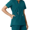 image:imageCarhartt Scrubs C12413 Womens Force Essentials Modern Fit Notch NeckCaribbean