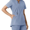 image:imageCarhartt Scrubs C12413 Womens Force Essentials Modern Fit Notch NeckCeil Blue