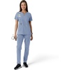 image:imageCarhartt Scrubs C12413 Womens Force Essentials Modern Fit Notch NeckCeil Blue