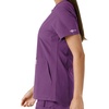 image:imageCarhartt Scrubs C12413 Womens Force Essentials Modern Fit Notch NeckEggplant
