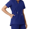 image:imageCarhartt Scrubs C12413 Womens Force Essentials Modern Fit Notch NeckGalaxy Blue