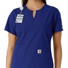 image:imageCarhartt Scrubs C12413 Womens Force Essentials Modern Fit Notch NeckGalaxy Blue