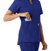 image:imageCarhartt Scrubs C12413 Womens Force Essentials Modern Fit Notch NeckGalaxy Blue