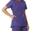 image:imageCarhartt Scrubs C12413 Womens Force Essentials Modern Fit Notch NeckGrape