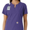 image:imageCarhartt Scrubs C12413 Womens Force Essentials Modern Fit Notch NeckGrape