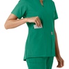 image:imageCarhartt Scrubs C12413 Womens Force Essentials Modern Fit Notch NeckHunter