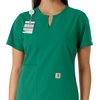 image:imageCarhartt Scrubs C12413 Womens Force Essentials Modern Fit Notch NeckHunter