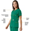 image:imageCarhartt Scrubs C12413 Womens Force Essentials Modern Fit Notch NeckHunter