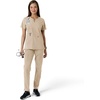 image:imageCarhartt Scrubs C12413 Womens Force Essentials Modern Fit Notch NeckKhaki