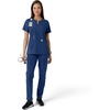 image:imageCarhartt Scrubs C12413 Womens Force Essentials Modern Fit Notch NeckNavy