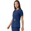 image:imageCarhartt Scrubs C12413 Womens Force Essentials Modern Fit Notch NeckNavy
