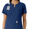 image:imageCarhartt Scrubs C12413 Womens Force Essentials Modern Fit Notch NeckNavy