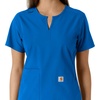 image:imageCarhartt Scrubs C12413 Womens Force Essentials Modern Fit Notch NeckRoyal