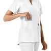 image:imageCarhartt Scrubs C12413 Womens Force Essentials Modern Fit Notch NeckWhite