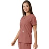 image:imageCarhartt Scrubs C12413 Womens Force Essentials Modern Fit Notch NeckWildrose