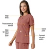 image:imageCarhartt Scrubs C12413 Womens Force Essentials Modern Fit Notch NeckWildrose