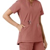 image:imageCarhartt Scrubs C12413 Womens Force Essentials Modern Fit Notch NeckWildrose